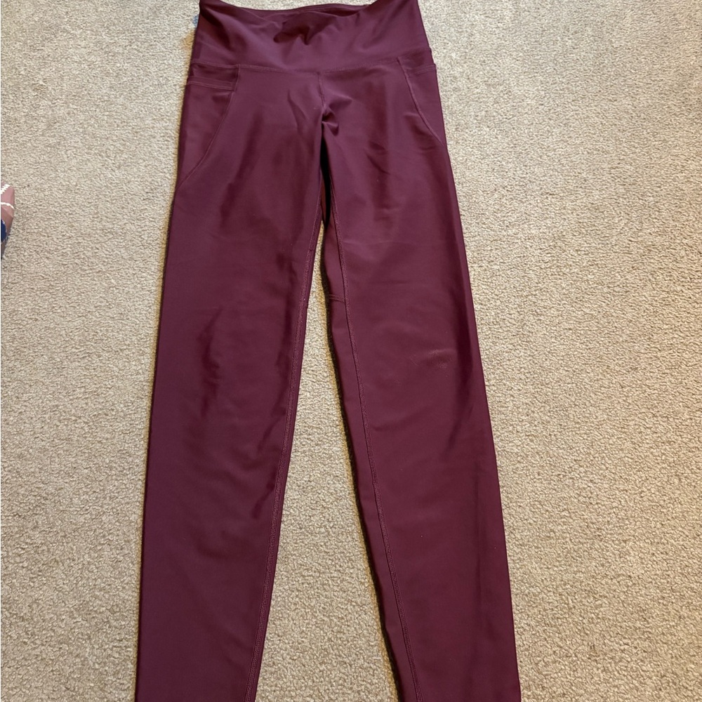 Old Navy Active Maroon Leggings